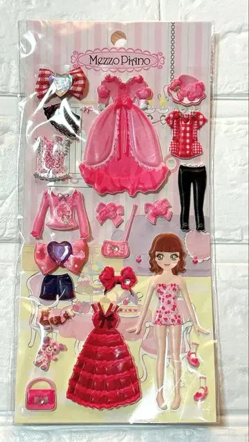 메조피아노 코디네이트 옷 갈아입기 키라키라 씰