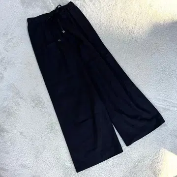 [ 유나이티드 애로우즈 ] (38) 울 와이드 팬츠 블랙