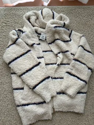 gelato pique 후드 부착 룸웨어 아이보리/네이비