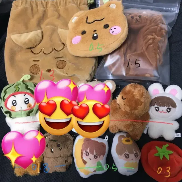 엔시티 해찬 마크 127 드림 인형 파우치 응원봉 케이프