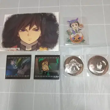 귀멸의 칼날 오타노시미 복권 캔뱃지 할로윈 아크릴 스탠드 제일복권