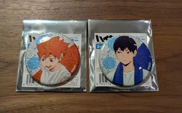 하이큐!! 글리터 캔뱃지 수영장 청소ver. 히나타 쇼요 카게야마 토비오