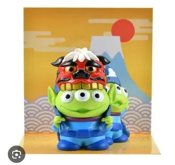 디즈니 스토어 2025 마스코트 리틀 그린멘 사자춤 설날