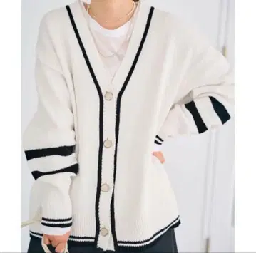 IENA 라인 니트 가디건