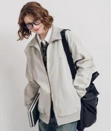 새상품 MUHET 라이트 그레이 트랙 자켓 XL