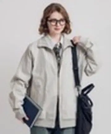 새상품 MUHET 라이트 그레이 트랙 자켓 XL