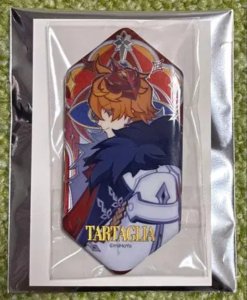 [ 새상품 ] 원신 타르탈리아 캔뱃지 상흔과 권염 시크릿 파듀이 정품