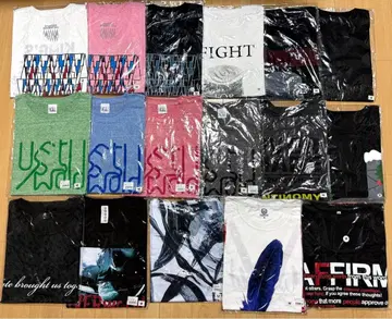 UVERworld 미개봉 새상품 투어 T셔츠 17장 세트