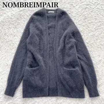 새상품급 NOMBRE IMPAIR 가디건 캐시미어 폭스 그레이
