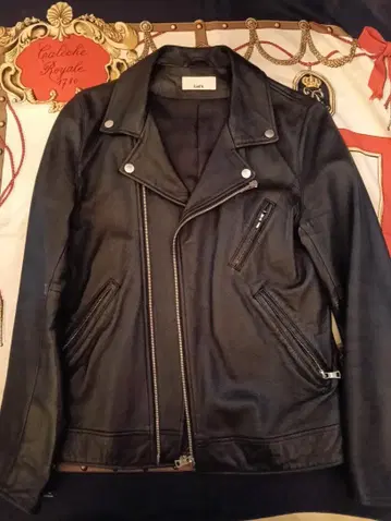 루이스 블랙 가죽 싱글 라이더 자켓