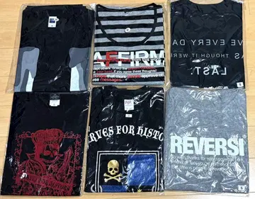 UVERworld 미개봉 새상품 투어 T셔츠 6장 세트