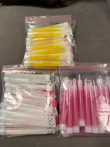 [ 미사용 ] 야광봉 응원봉 그린 블루 레드(핑크)