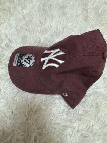 47 뉴욕 양키스 캡 버건디