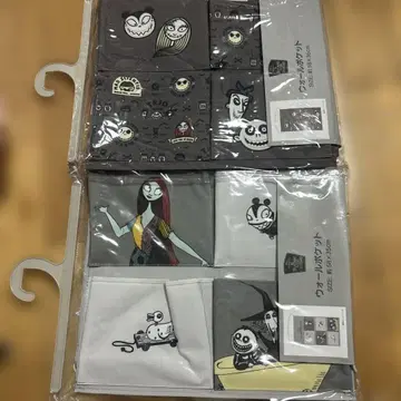 새상품 디즈니 2점 나이트메어 비포어 크리스마스 월 포켓 잭&제로