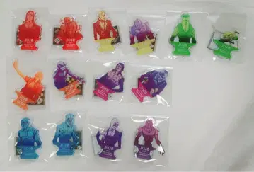 죠죠의 기묘한 모험 황금의 바람 스탠드 미니 아크릴 키링 암살 팀