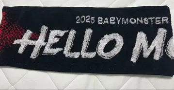 BABYMONSTER 머플러 타월 1ST WORLD TOUR