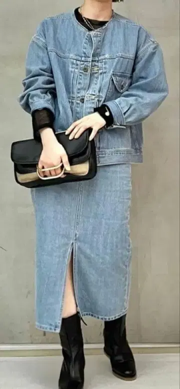 Noble 별주 LEE 데님 셋업