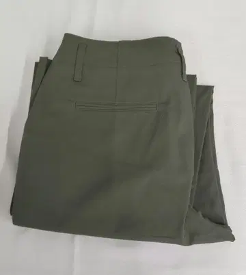 비쓰리 올리브 그린 팬츠