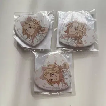 도쿄 리벤저스 난자타운 하트형 캔뱃지 사노 만지로