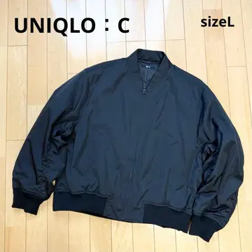 UNIQLOC 유니클로 블랙 MA-1 플라이트 자켓 L