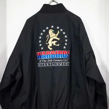 AUBURN SPORTSWEAR 블랙 블루종 2XL 블랙 안감 부착