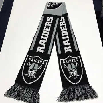 NFL 레이더스 머플러 블랙 그레이