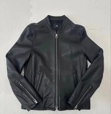 HARE 가죽 싱글 라이더 자켓