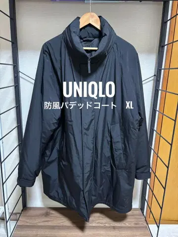 방풍 패딩 코트 UNIQLO 유니클로 오버 사이즈 방한 아우터