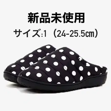 새상품 미개봉 SUBU 도트 물방울 1 사이즈 24-25.5 샌들 슬리퍼