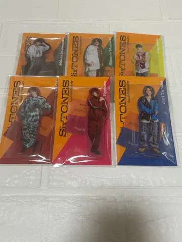 SixTONES 아크릴 스탠드 세트