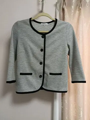 NATURAL BEAUTY BASIC 노카라 자켓 L 그레이