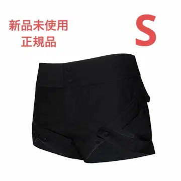 theredthread S v-cut mini shorts black S