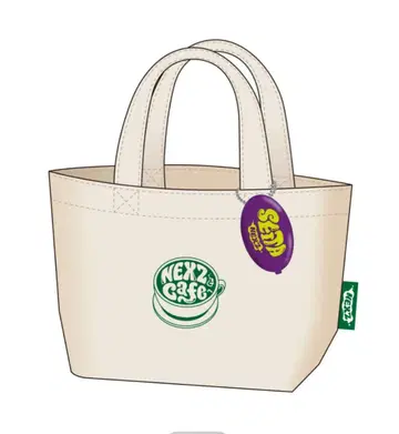 M라지 NEXZ와 Cafe에 런치 토트백 (러버 코인 케이스 포함)