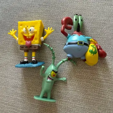 스펀지밥 피규어 3체 세트