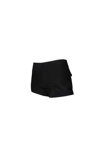 theredthread S v-cut mini shorts black S