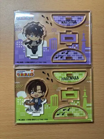 명탐정 코난 마츠다 진페이 하기와라 켄지 유라유라 아크릴 스탠드