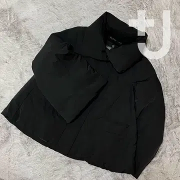 +J 하이브리드 다운 자켓 블랙 S 유니클로