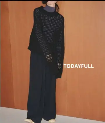 투데이풀 square mesh knit