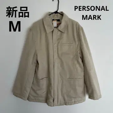 새상품 PERSONAL MARK 베이지 M 스웨이드 자켓 비즈니스