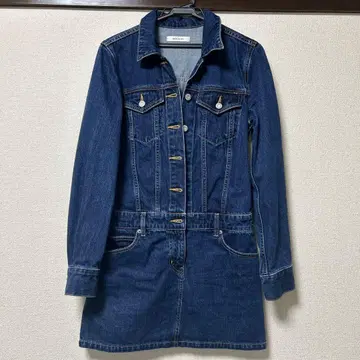 MOUSSY 데님 긴팔 원피스