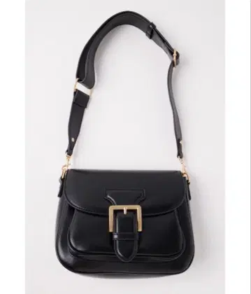 MOUSSY 새들 숄더백 블랙