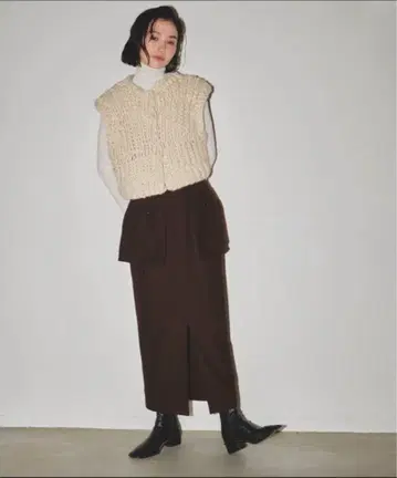 todayful multi-pocket pencil skirt