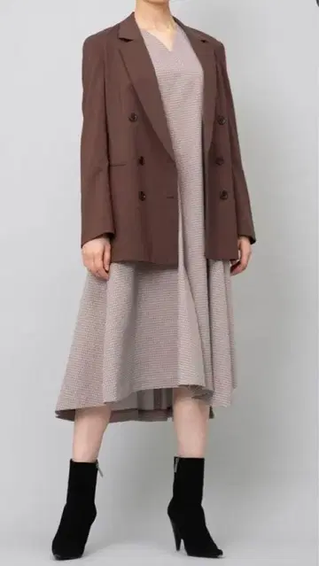 [ CELFORD ] 트위스트 카슈쿨 원피스 38 ( M )