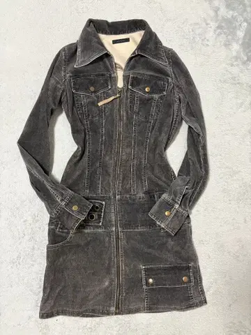 00s 헤이세이 MAITRESSE 타이트 원피스 라이더 자켓