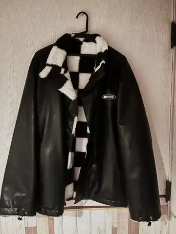 가죽 보아 리버서블 자켓 아우터 가을/겨울