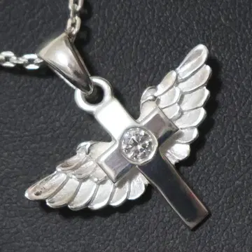 천사형 크로스 수호와 신앙의 심볼, 우아한 목걸이 액세서리 참