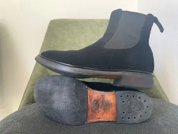 메이커스 비토리아 스웨이드 사이드 고어 부츠 블랙 TGM-05