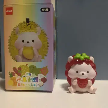 Jinart 과일 고슴도치 피규어 라즈베리 1