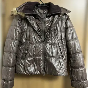 브라운 퍼 자켓