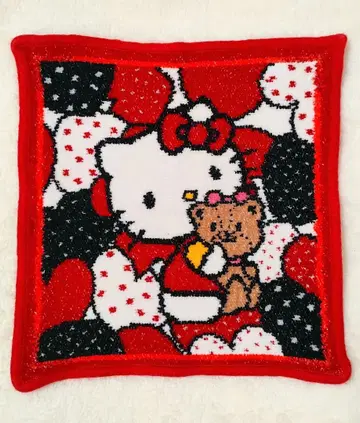 레어 FEILER x KITTY 콜라보 손수건